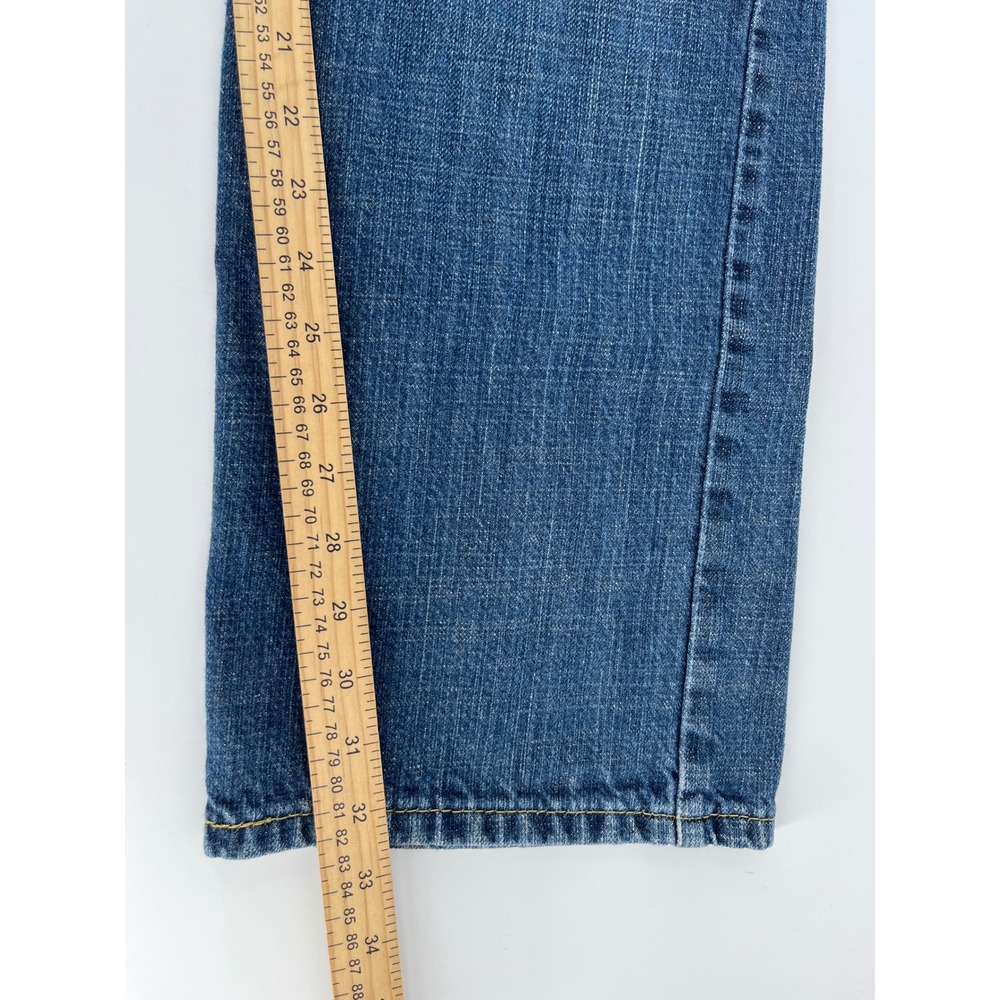 Levi's 514 Slim Straight Jeans Mens 38x32 Blue Medium Wash Denim Pants - Picture 8 of 9